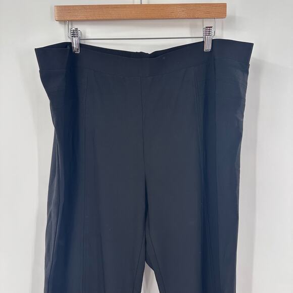 Frank Lyman Womens‎ Size 22 Pull On Pants Black Dress Career Slinky Seamed - Picture 12 of 12